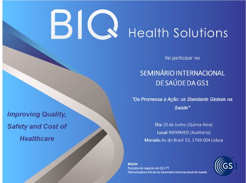 BIQHS Seminário Internacional Saúde GS1
